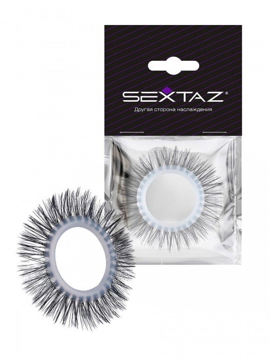 Круглое эрекционное кольцо с длинными «ресничками» - Sextaz - в Пскове купить с доставкой