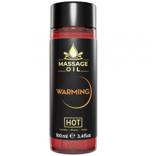 Массажное масло с согревающим эффектом Massage Oil Warming - 100 мл. - HOT - купить с доставкой в Пскове