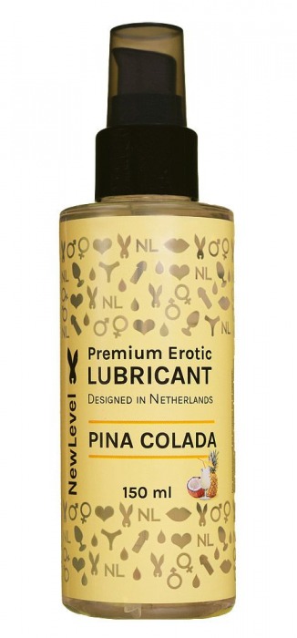 Ароматизированный лубрикант на водной основе NewLevel Pina Colada - 150 мл. - NewLevel - купить с доставкой в Пскове