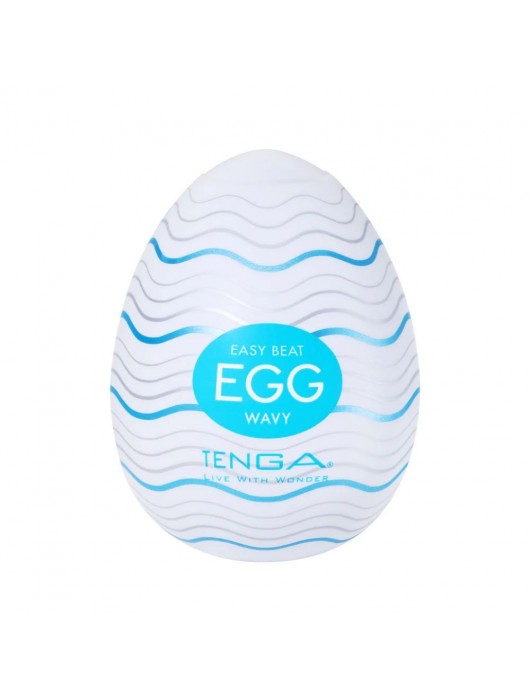 Мастурбатор-яйцо Tenga Egg Wavy - Tenga - в Пскове купить с доставкой
