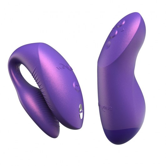 Фиолетовый вибратор для пар We-Vibe Chorus Pro - We-vibe