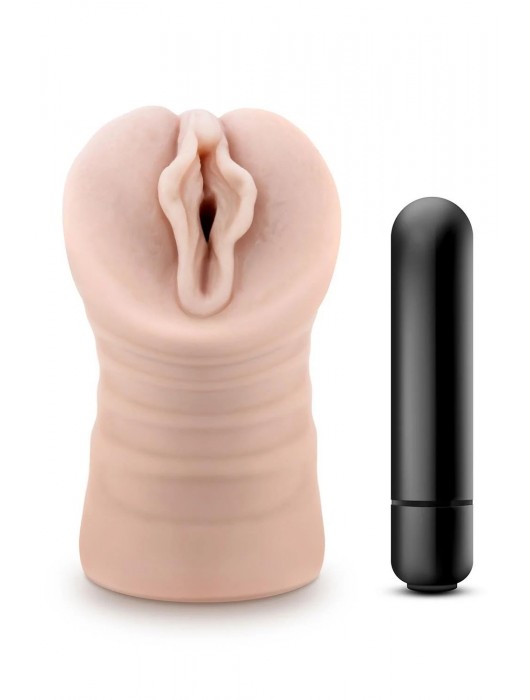 Телесный мастурбатор-вагина Destini - Blush Novelties - в Пскове купить с доставкой