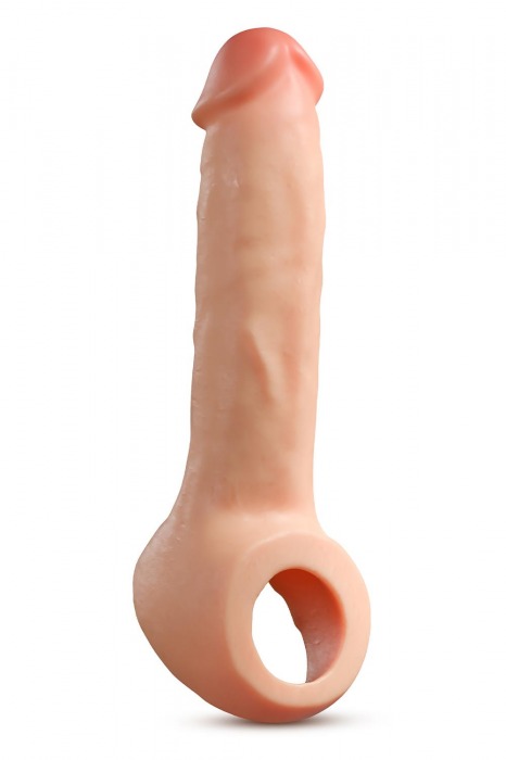 Телесная насадка-удлинитель Thrive 8.75 Inch Realistic Penis Extender Sleeve - 22,2 см. - Blush Novelties - в Пскове купить с доставкой