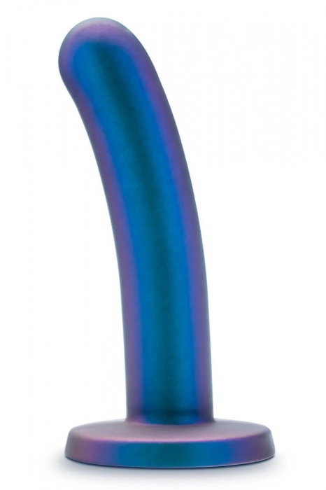 Синяя насадка с гладкой поверхностью Surrender 5.75 Inch Intermediate Pegging Dildo - 14,6 см. - Blush Novelties - купить с доставкой в Пскове
