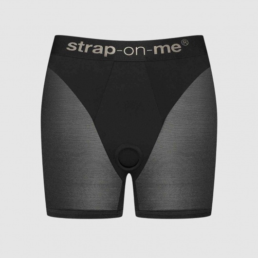 Трусики-шорты для фиксации насадок Strap-on-me Harness Lingerie Halo - size M - Strap-on-me - купить с доставкой в Пскове