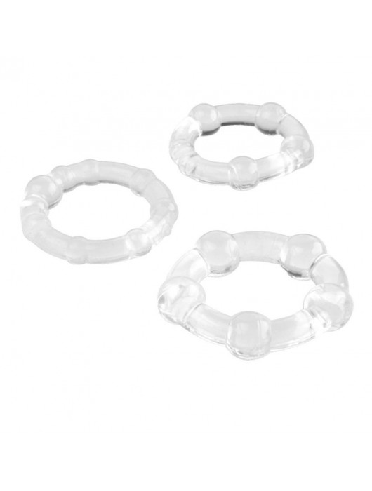 Набор из 3 эрекционных прозрачных колец - Boys of Toys - в Пскове купить с доставкой