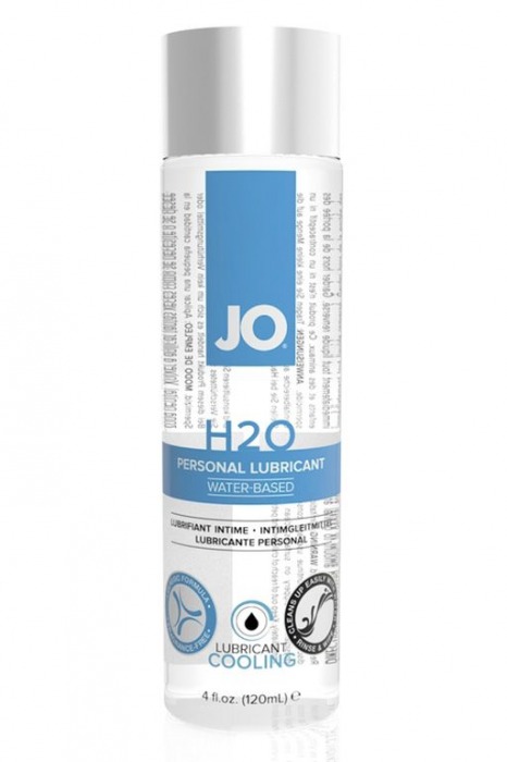 Охлаждающий лубрикант на водной основе JO Personal Lubricant H2O COOLING - 120 мл. - System JO - купить с доставкой в Пскове