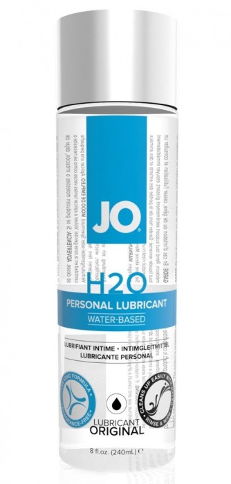 Нейтральный лубрикант на водной основе JO Personal Lubricant H2O - 240 мл. - System JO - купить с доставкой в Пскове