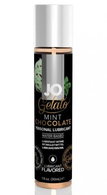 Лубрикант с ароматом мятного шоколада JO GELATO MINT CHOCOLATE - 30 мл. - System JO - купить с доставкой в Пскове