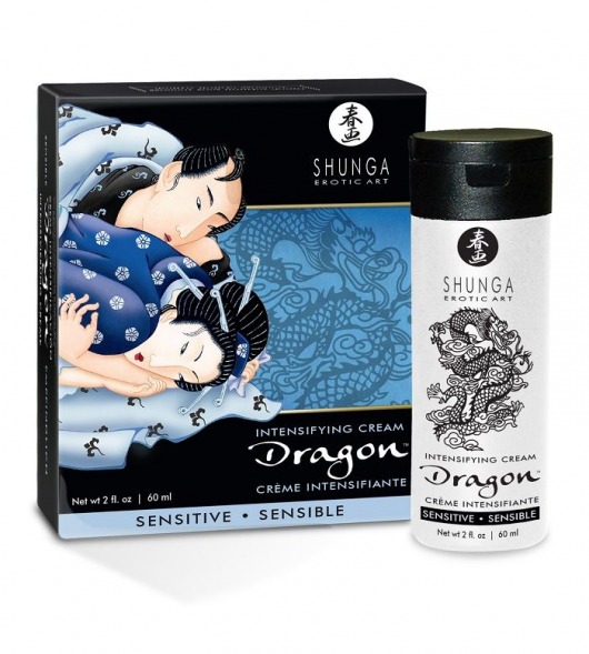 Интимный мужской крем SHUNGA DRAGON SENSITIVE - 60 мл. - Shunga - купить с доставкой в Пскове