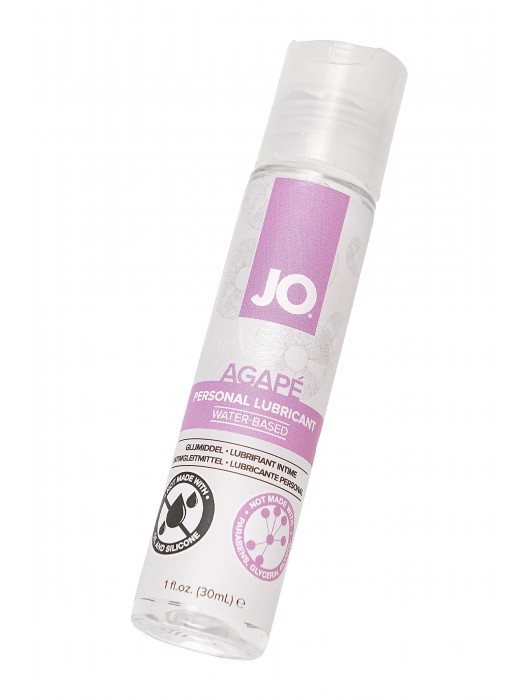 Лубрикант на водной основе для женщин JO AGAPE ORIGINAL - 30 мл. - System JO - купить с доставкой в Пскове