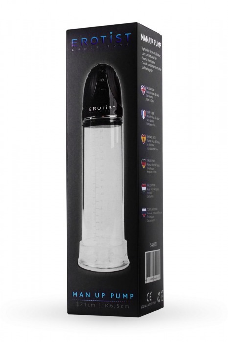 Автоматическая вакуумная помпа Man up pump - Erotist Adult Toys - в Пскове купить с доставкой