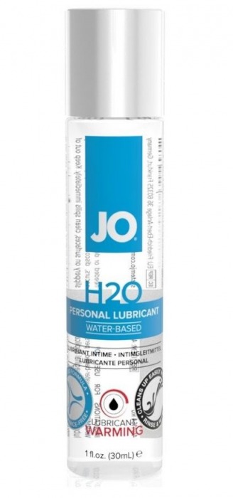 Возбуждающий лубрикант на водной основе JO Personal Lubricant H2O Warming - 30 мл. - System JO - купить с доставкой в Пскове