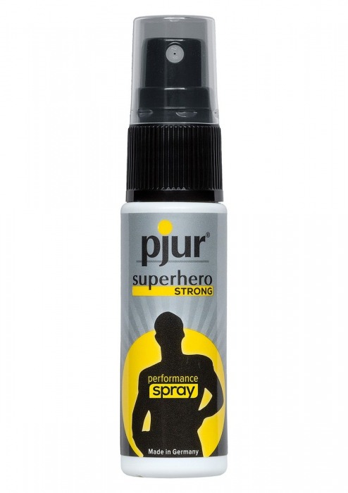 Спрей-пролонгатор длительного действия pjur SUPERHERO Strong Spray - 20 мл. - Pjur - купить с доставкой в Пскове