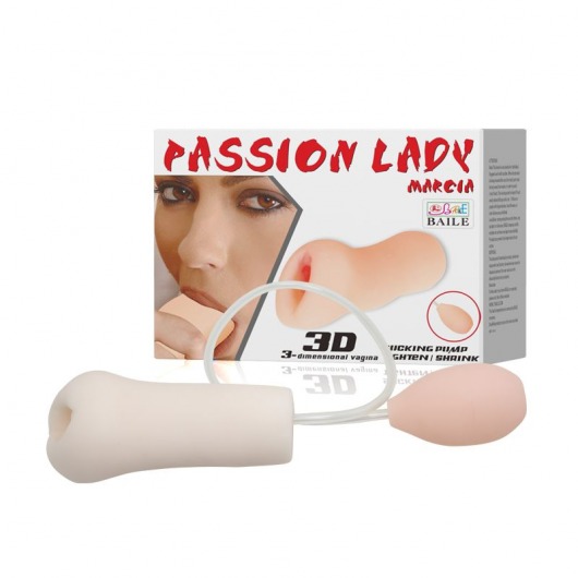 Мастурбатор Passion Lady Marcia с грушей для имитации посасывания - Baile - в Пскове купить с доставкой