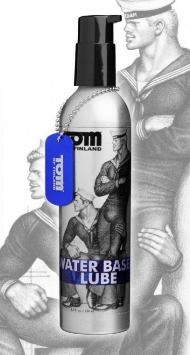 Лубрикант на водной основе Tom of Finland Water Based - 236 мл. - Доминирующее кольцо - купить с доставкой в Пскове