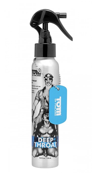 Спрей для лёгкого проникновения во время орального секса Tom of Finland Deep Throat Spray - 118 мл. - Доминирующее кольцо - купить с доставкой в Пскове