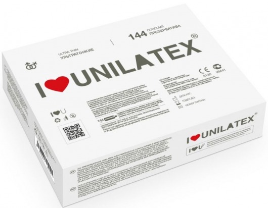 Ультратонкие презервативы Unilatex Ultra Thin - 144 шт. - Unilatex - купить с доставкой в Пскове