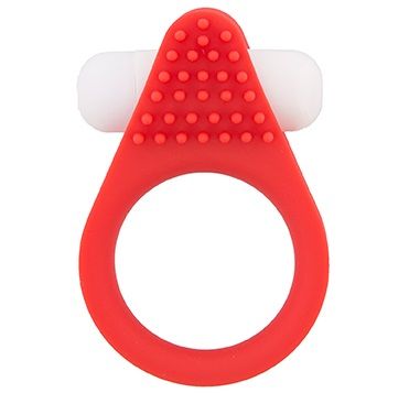 Красное эрекционное кольцо LIT-UP SILICONE STIMU RING 1 RED - Dream Toys - в Пскове купить с доставкой