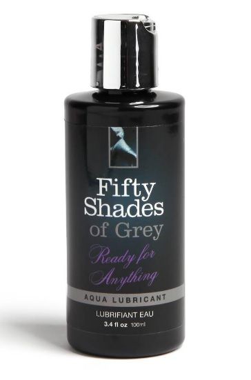 Лубрикант на водной основе Ready for Anything Aqua Lubricant - 100 мл. - Fifty Shades of Grey - купить с доставкой в Пскове