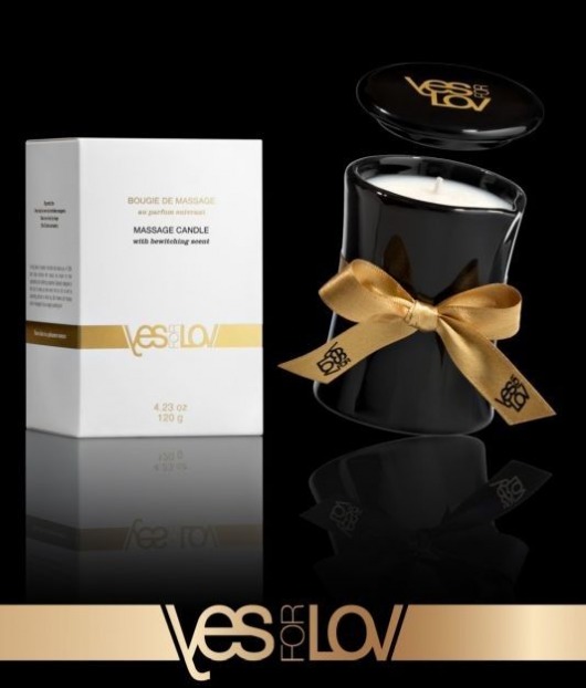 Массажная аромасвеча BEWITCHING MASSAGE CANDLE - 120 мл. - YESforLOV - купить с доставкой в Пскове