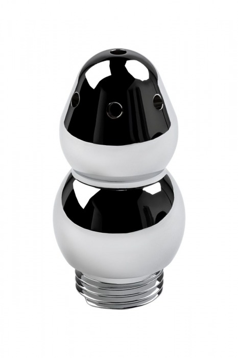 Металлический анальный душ с тремя насадками - ToyFa - купить с доставкой в Пскове