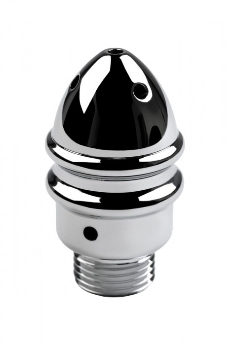 Металлический анальный душ с тремя насадками - ToyFa - купить с доставкой в Пскове