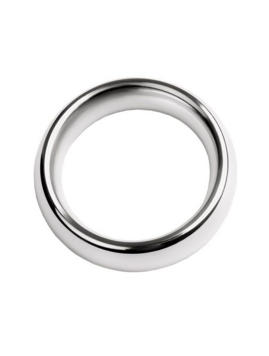 Металлическое эрекционное кольцо размера L - ToyFa - в Пскове купить с доставкой