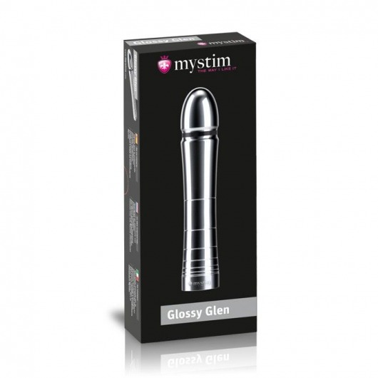 Фаллоимитатор для электростимуляции Glossy Glen Dildo - 14 см. - MyStim - купить с доставкой в Пскове