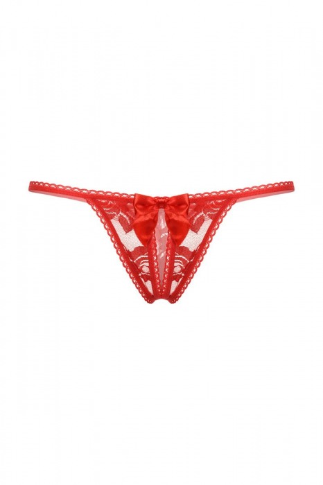 Трусики с бантиком и разрезом - SoftLine купить с доставкой