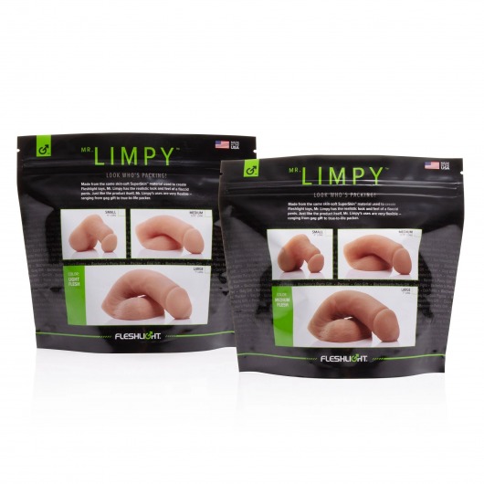 Мягкий имитатор пениса Fleshtone Limpy большого размера - 21,6 см. - Fleshlight - купить с доставкой в Пскове