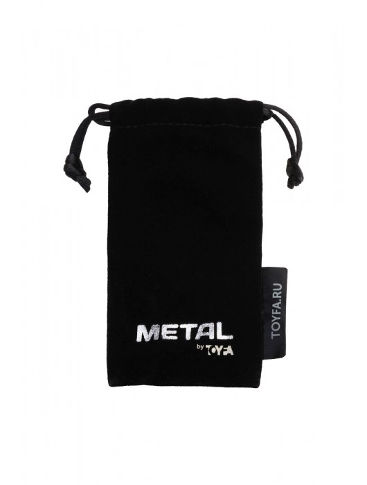 Серебристая анальная пробка с прозрачным кристаллом-сердцем - 8 см. - ToyFa - купить с доставкой в Пскове