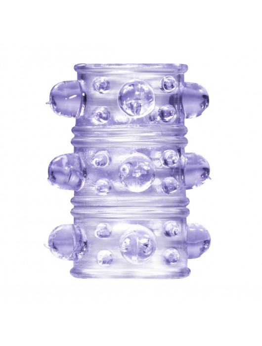 Фиолетовая насадка на пенис Rings Armour - Lola Games - в Пскове купить с доставкой