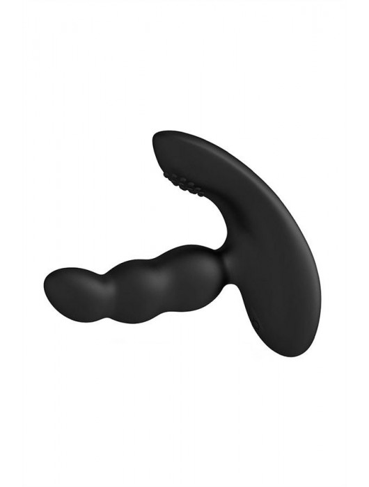 Черный силиконовый стимулятор простаты Levett Nitoc с пультом ДУ - Levett - в Пскове купить с доставкой