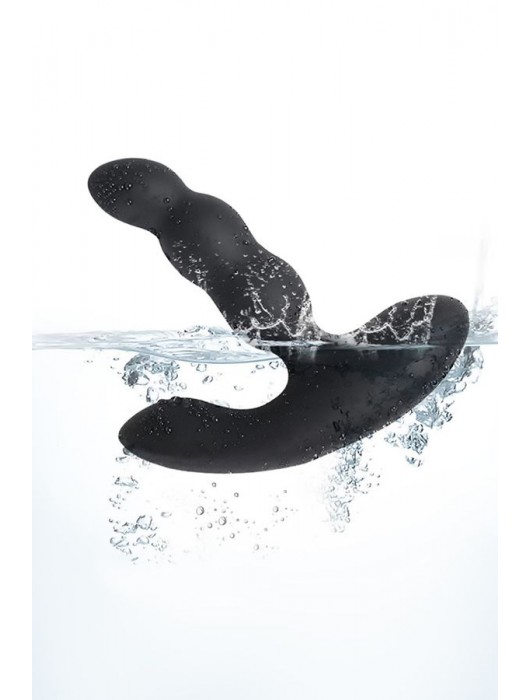 Черный силиконовый стимулятор простаты Levett Nitoc с пультом ДУ - Levett - в Пскове купить с доставкой