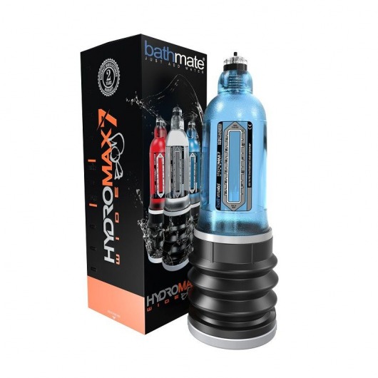 Синяя гидропомпа HydroMAX7 Wide Boy - Bathmate - в Пскове купить с доставкой