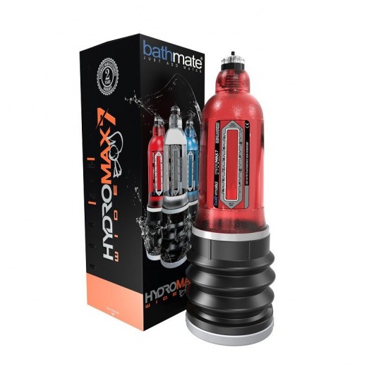 Красная гидропомпа HydroMAX7 Wide Boy - Bathmate - в Пскове купить с доставкой