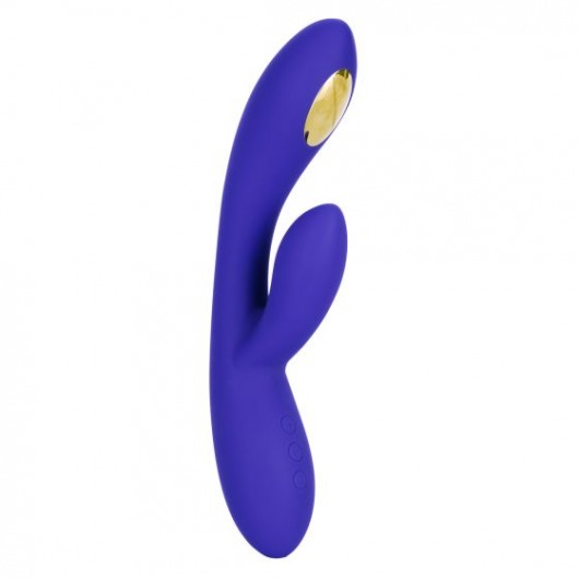 Фиолетовый вибратор с функцией электростимуляции Intimate E-Stimulator Dual Wand - 21,5 см. - California Exotic Novelties - купить с доставкой в Пскове