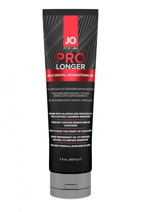 Гель-пролонгатор умеренного действия для мужчин JO Prolonger Gel – 60 мл. - System JO - купить с доставкой в Пскове