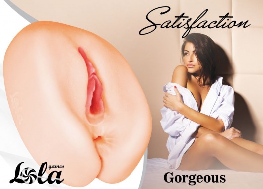 Мастурбатор с 2 тоннелями Satisfaction Gorgeous - Lola Games - в Пскове купить с доставкой