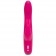 Розовый перезаряжаемый вибратор Rabbit Slimline Curve Rechargeable - 24 см. - Happy Rabbit купить в Пскове с доставкой в Orgasmix.ru Розовый перезаряжаемый вибратор Rabbit Slimline Curve Rechargeable - 24 см. - Happy Rabbit