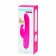 Розовый перезаряжаемый вибратор Rabbit Slimline Curve Rechargeable - 24 см. - Happy Rabbit купить в Пскове с доставкой в Orgasmix.ru Розовый перезаряжаемый вибратор Rabbit Slimline Curve Rechargeable - 24 см. - Happy Rabbit