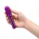 Фиолетовый жезловый вибратор Le Wand Grand Bullet с двумя нежными насадками - Le Wand