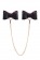Черно-красный бондажный набор Bow-tie - ToyFa - купить с доставкой в Пскове