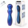 Синий фигурный вибромассажер с шаровидной головкой - 14 см. - DAISY купить в Пскове с доставкой в Orgasmix.ru Синий фигурный вибромассажер с шаровидной головкой - 14 см. - DAISY