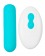 Голубая вибропуля Tnim с пультом ДУ - A-toys