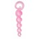 Розовая анальная цепочка из 5 шариков различного диаметра - 25,5 см. - Dream Toys в Пскове Розовая анальная цепочка из 5 шариков различного диаметра - 25,5 см. - Dream Toys