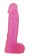 Розовый фаллоимитатор XSKIN 7 PVC DONG TRANSPARENT PINK - 18 см. - Dream Toys