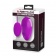 Лиловое виброяйцо с удобным пультом управления вибрацией - Baile в Пскове Лиловое виброяйцо с удобным пультом управления вибрацией - Baile